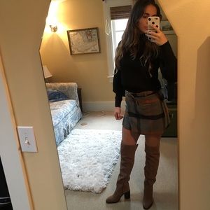 Fan suede, over the knee, Jeffrey Campbell boots